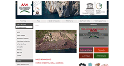 Desktop Screenshot of parcogeominerario.eu